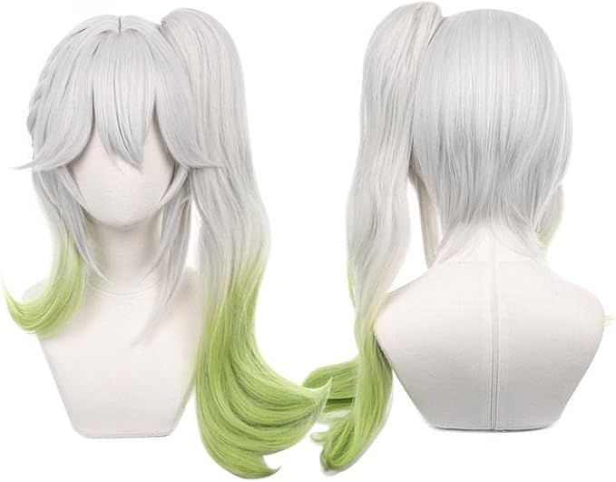 原神 ナヒーダ セット済み ウィッグ コスプレ グラデーション 原神 ナヒーダ セット済み ウィッグ コスプレ グラデーション 原