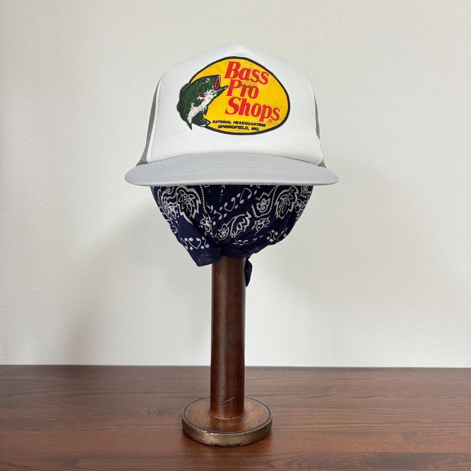90s Bass Pro Shops(バスプロショップス) トラッカーキャップ BASS PRO SHOPS 【バスプロ ショップ】- TRUCKER CAP