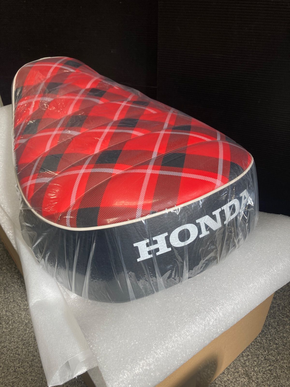 40周年 車・バイク・自転車 モンキー 125 純正 チェックシート 赤