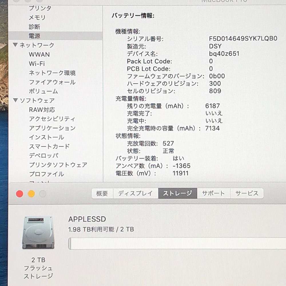 ◇ジャンク品・本体のみ◇Apple MacBook Pro (16インチ, 2019