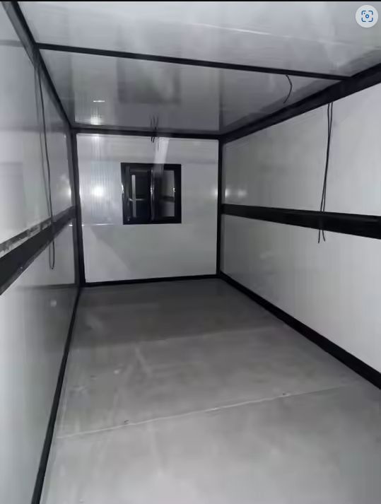 ユニットハウス2.48m×4m 黒プレハブ 折り畳み コンテナハウス PDF説明書付き 組立相談可