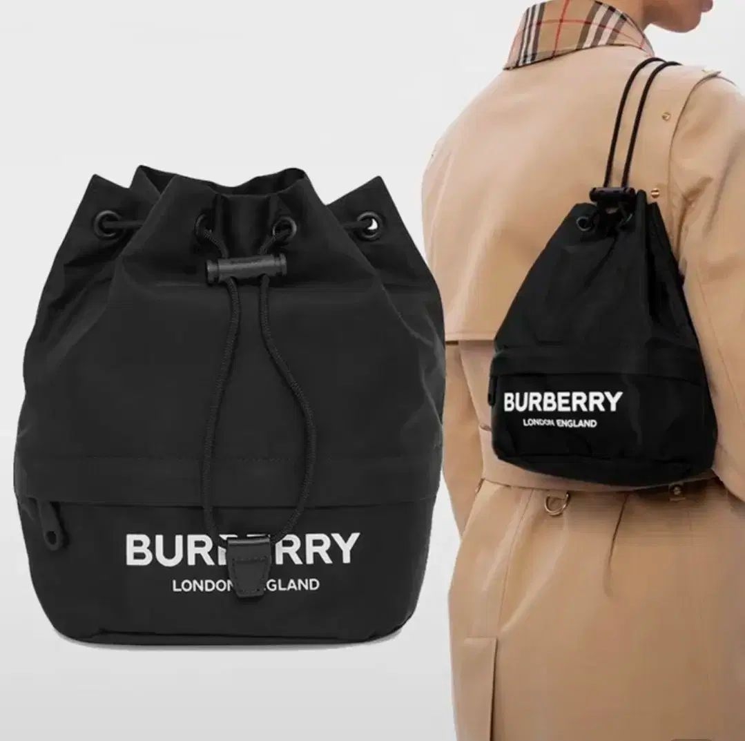 Burberry 巾着バック Burberry(バーバリー) PHOEBE 巾着 ポーチ バケットバッグ