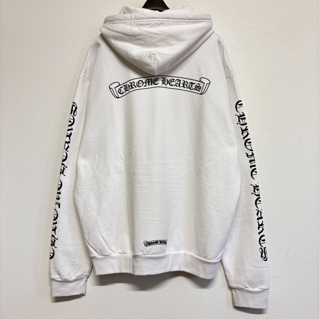 CHROME HEARTS Zip Hoodie Scroll Label クロムハーツ