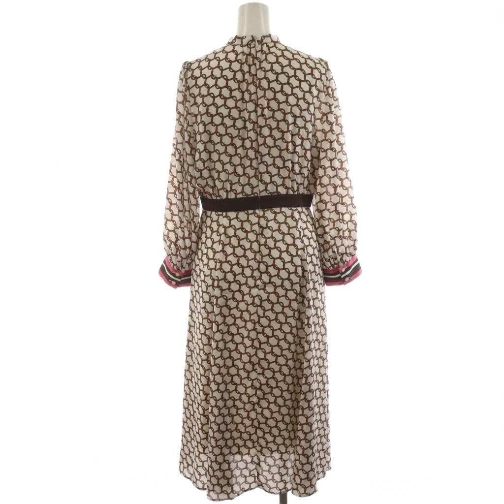 MM様美品 ANAYI アナイ ベルトパターンプリントワンピース ロング ANAYI（アナイ）の「ベルトパターンプリント ワンピース（ワンピース
