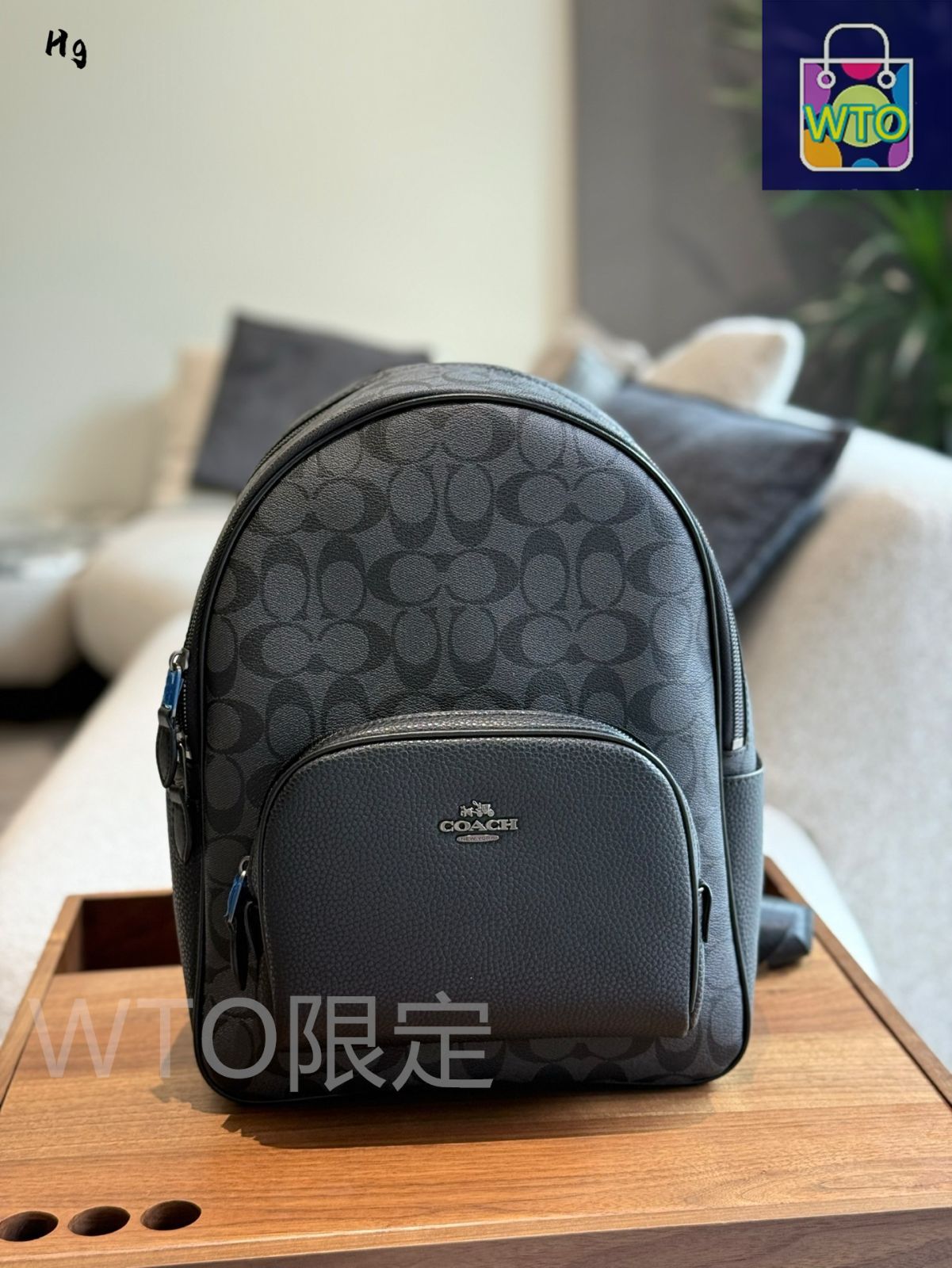 今日 Coach コーチ コートシリーズバックパック 容量と仕切りが外出に最適