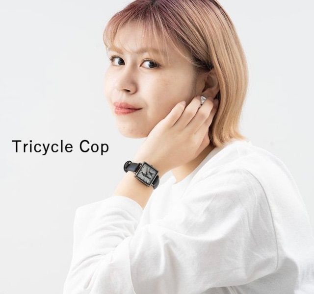 新品 腕時計 BRANDALISED バンクシー ブランド 見やすい スクエア かわいい おしゃれ 男女兼用 全年齢 日本製ムーブメント Tricycle Cup Banksy