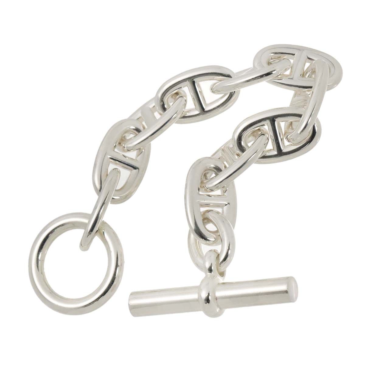 エルメス HERMES シェーヌダンクル TGM ブレスレット 10コマ