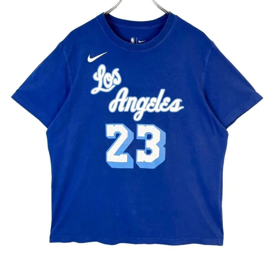 USA製 NBA LA LAKERS レイカーズ 総柄プリント Tシャツ バスケ USA製 NBA LA LAKERS レイカーズ 総柄プリント Tシャツ バスケ