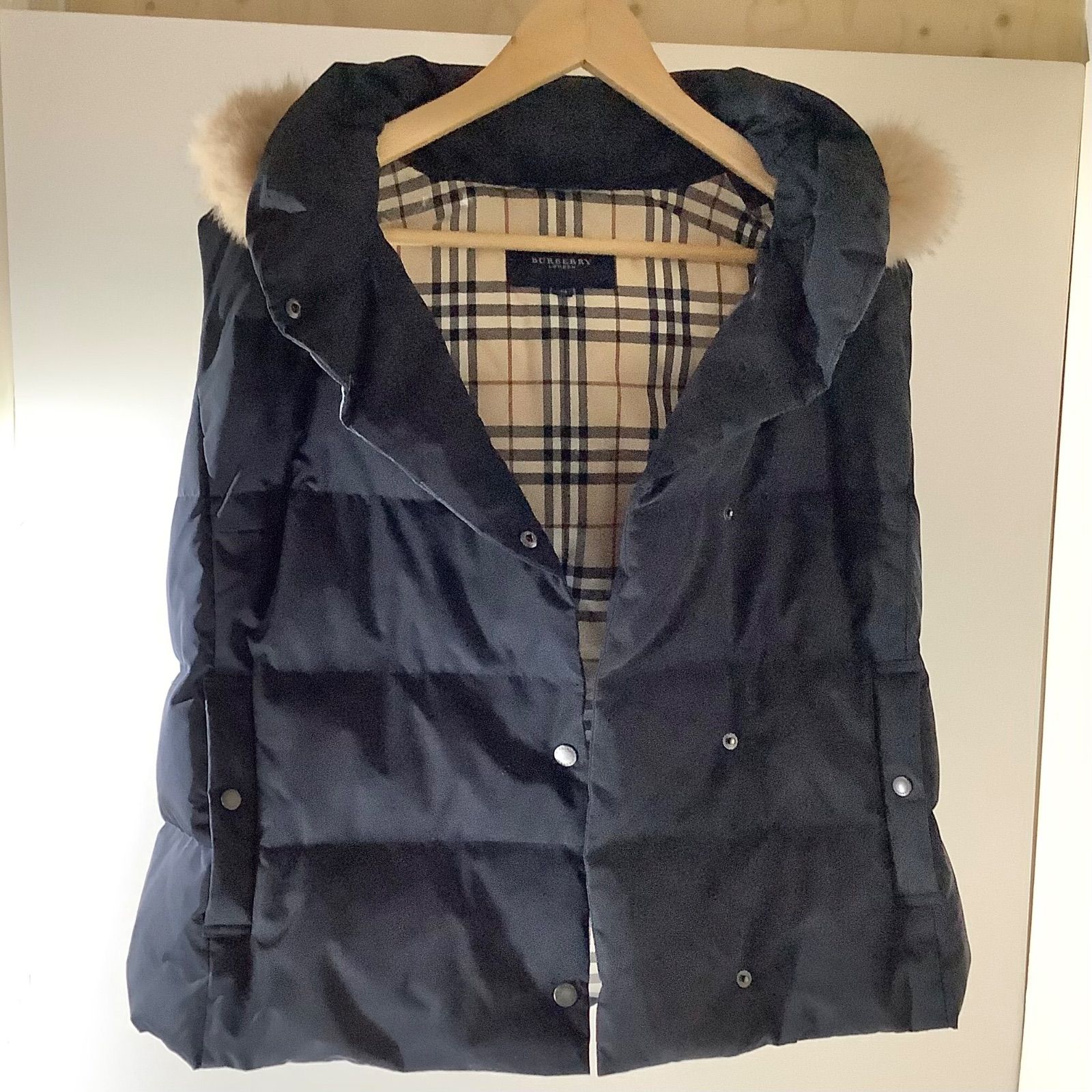 ★美品バーバリーロンドンダウンベスト BURBERRY LONDON バーバリーロンドン ダウンベスト FC107-826-09