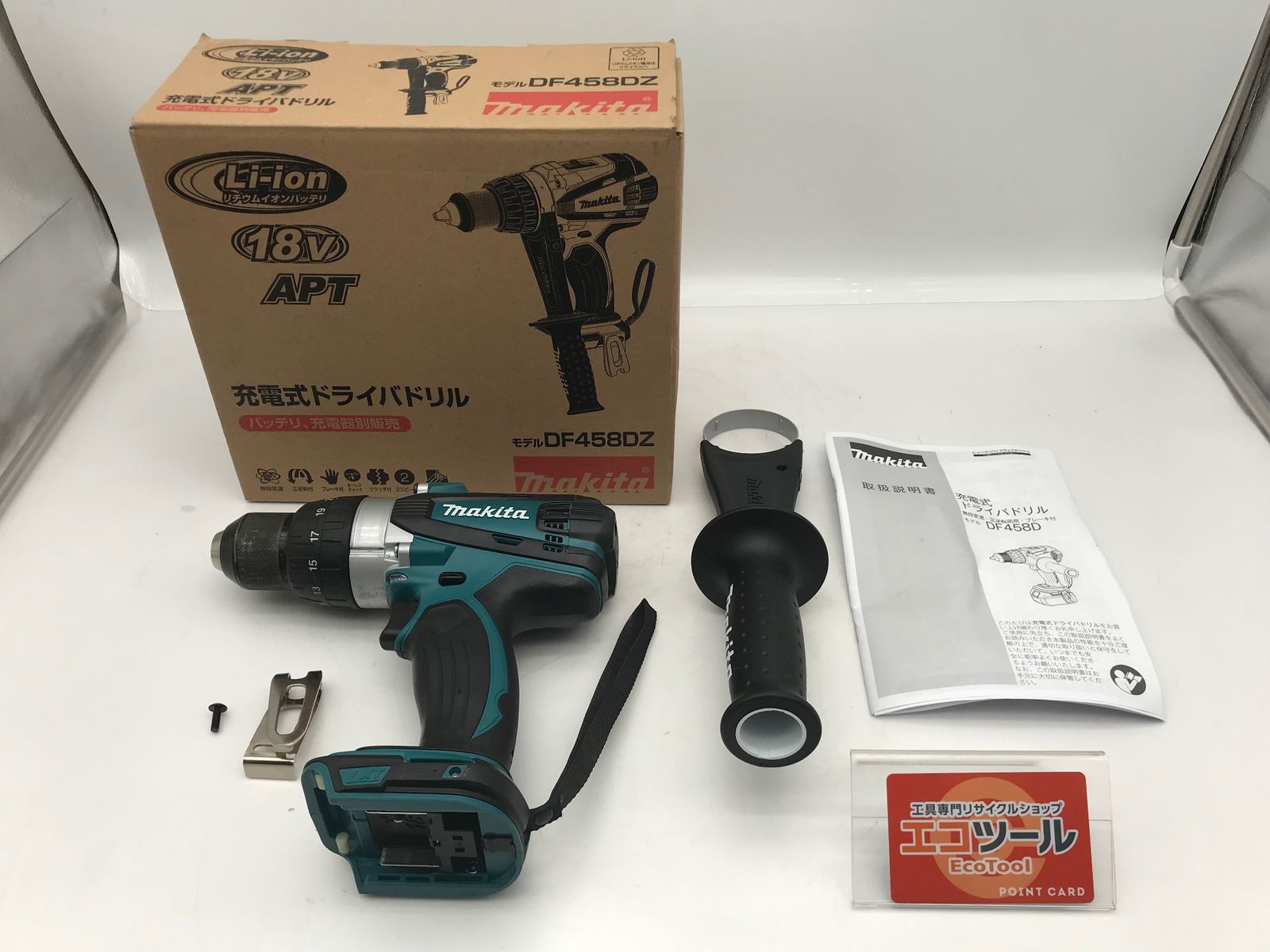 品 Makita|マキタ 18v充電式ドライバドリル 本体のみ DF458DZ ITC4UP8NFQ40 エコツール小牧ｲﾝﾀｰ店 M02