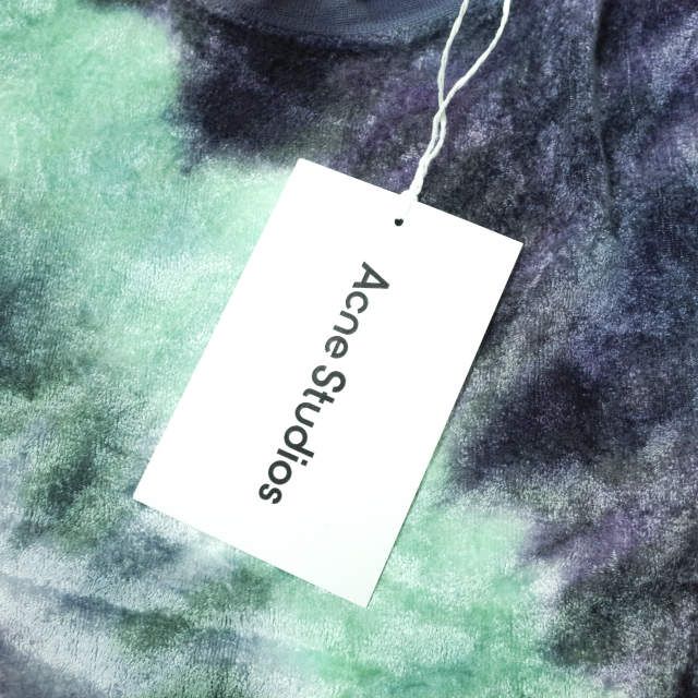 Acne Studios アクネストゥディオズ 21AW Tie Dye L/S T-Shirt ベロア