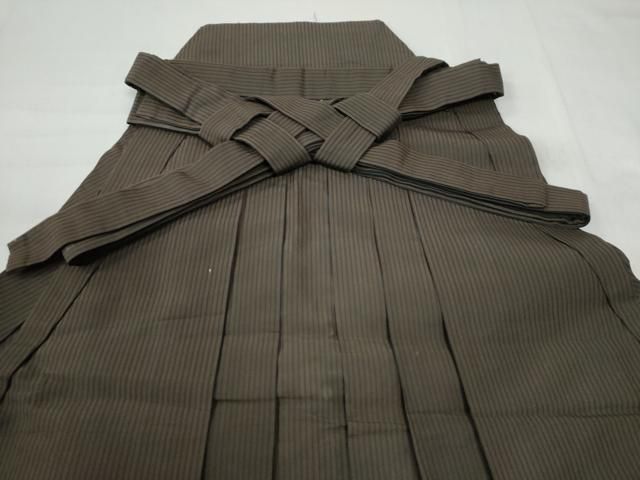 平和屋着物○男性 馬乗り袴 縞 正絹 逸品 CAAU3091yc