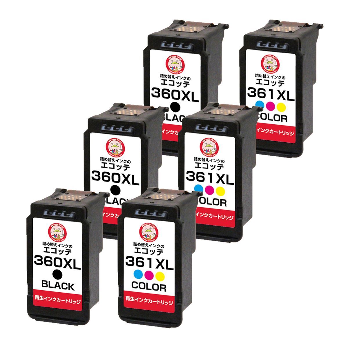 未使用Canon 純正インク 6個セット BC-360XL・BC-361XL 未使用Canon 純正