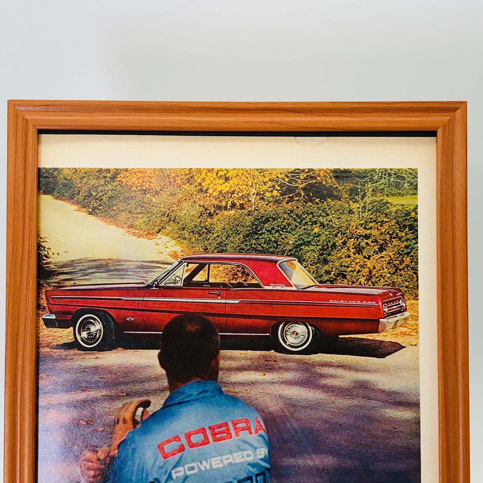 ビンテージ 広告 ポスター フレーム付 当時物 オリジナル 『 フォード （FORD) 』 1960's アメリカ 輸入 雑貨 ヴィンテージ 雑誌  アドバタイジング レトロ ( AZ1126 ) - メルカリ
