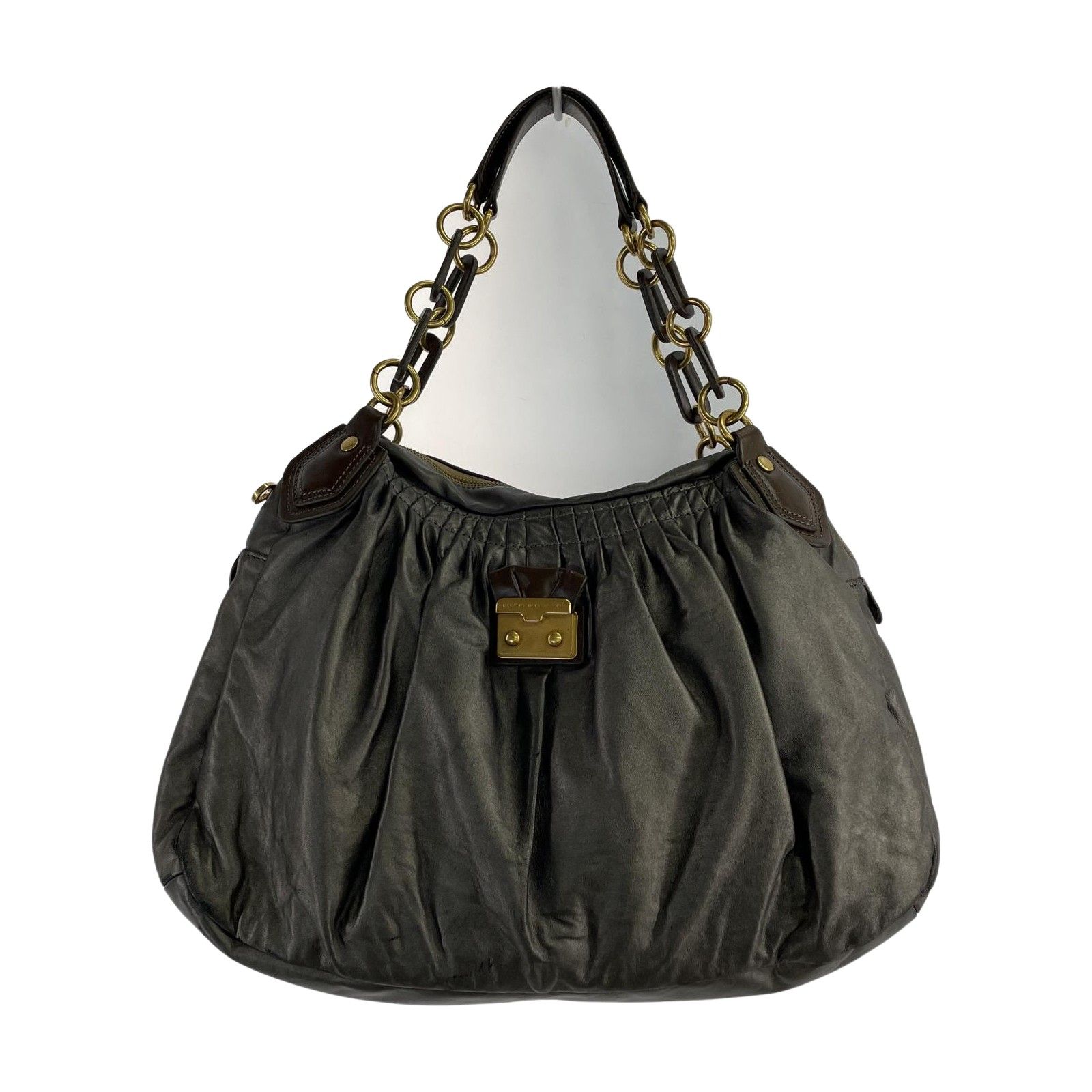 MARC JACOBS マークジェイコブス 保存袋付き ハンドバッグ/グレー 