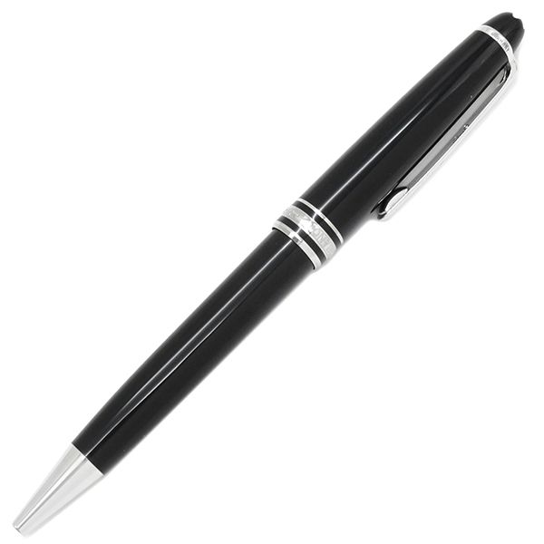 モンブラン Montblanc ボールペン マイスターシュテュック PIX メタル プレシャスレジン ブラック×シルバー 芯なし