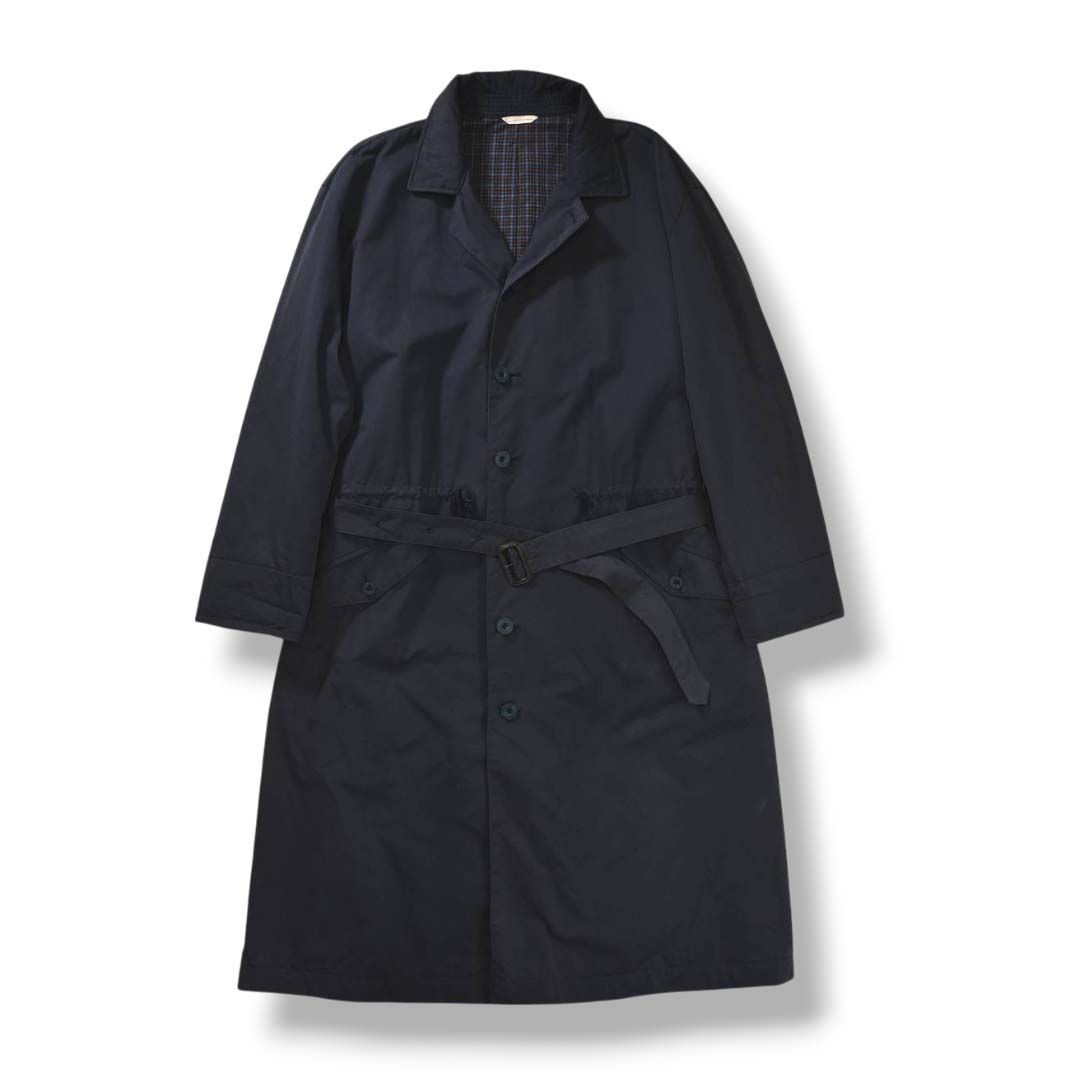 大量入荷 パパス 高級】 PAPAS ロングコート ベルト付き コットンナイロン ジャケット・アウター