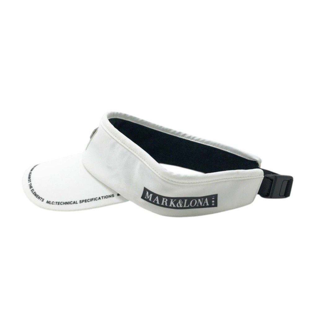 MARK-LONA マークアンドロナ モデル サンバイザー ホワイト系 240101495022 ゴルフウェア ストスト