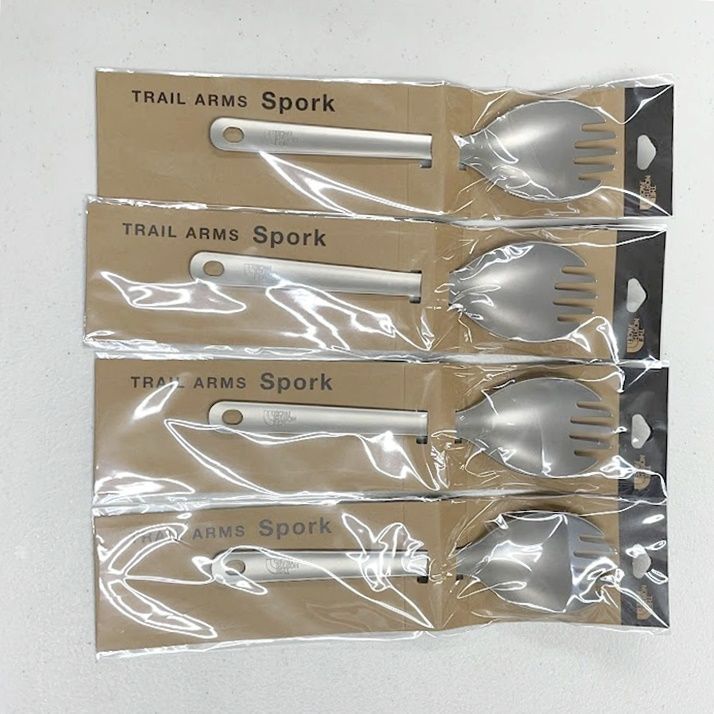 【新品】ノースフェイス NN32320 Trail Arms Spork トレイルアームススポーク TG チタングレー 4個セット