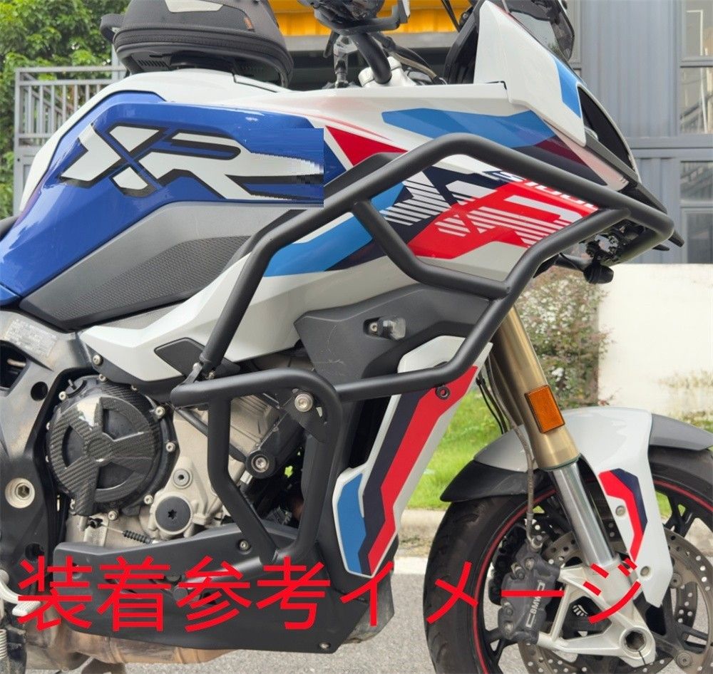 BMW用 S1000XR 2025 以降 ステンレス アッパー＆ アンダー エンジンガード set 黒艶なし DECORATOM_COM_BR