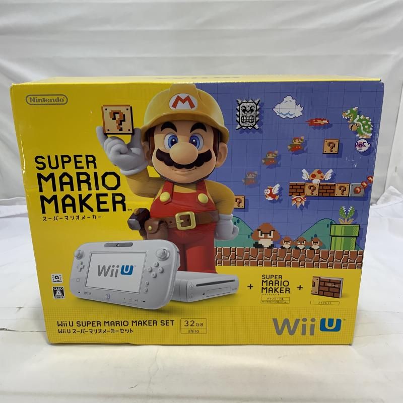本体S |箱傷み Nintendo WiiU スーパーマリオメーカーセット ゲーム機本体 19