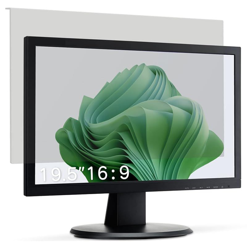 【在庫限り】LOE(ロエ) 汎用 19.5インチ ブルーライトカット フィルター 液晶 モニター スクリーン アクリル 保護 パネル フィルム ゲームモニター テレビ ガード 据え置き型 (グレア)