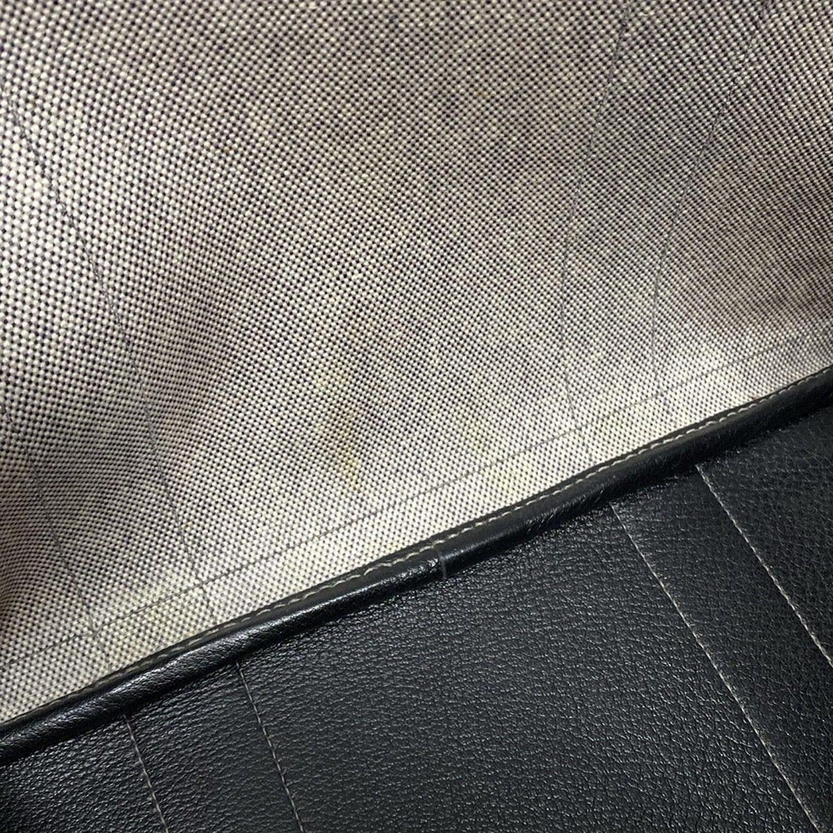 HERMES エルメス トートバッグ ガーデンパーティPM アイボリー×黒 レザー WWW_MORNINGWALKER_COM