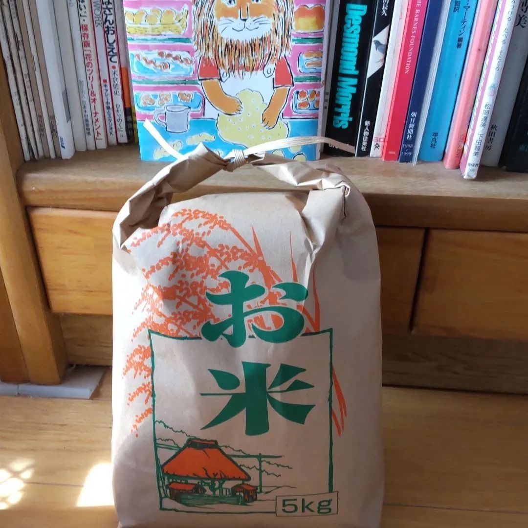 中古美品】 サンキュー価格♡米粉入♪完全無農薬玄米20kg♪白サギと