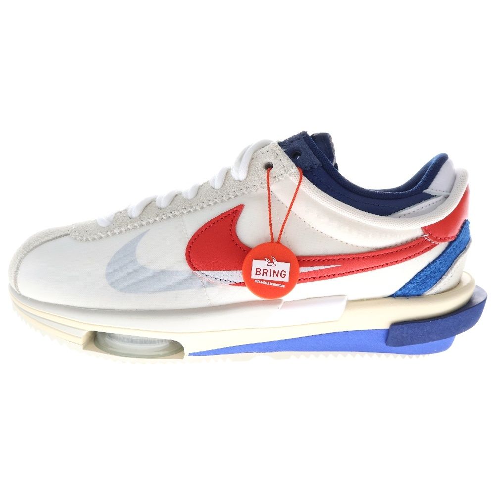 NIKE (ナイキ) ×Sacai Zoom Cortez White and University Red DQ0581  