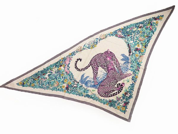 新品同様】エルメス HERMES トライアングル ジェアン JUNGLE