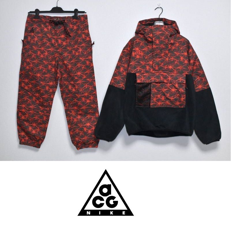 NIKE acg AOP LTWT フリースジャケット パンツ M 上下 セット - メルカリ
