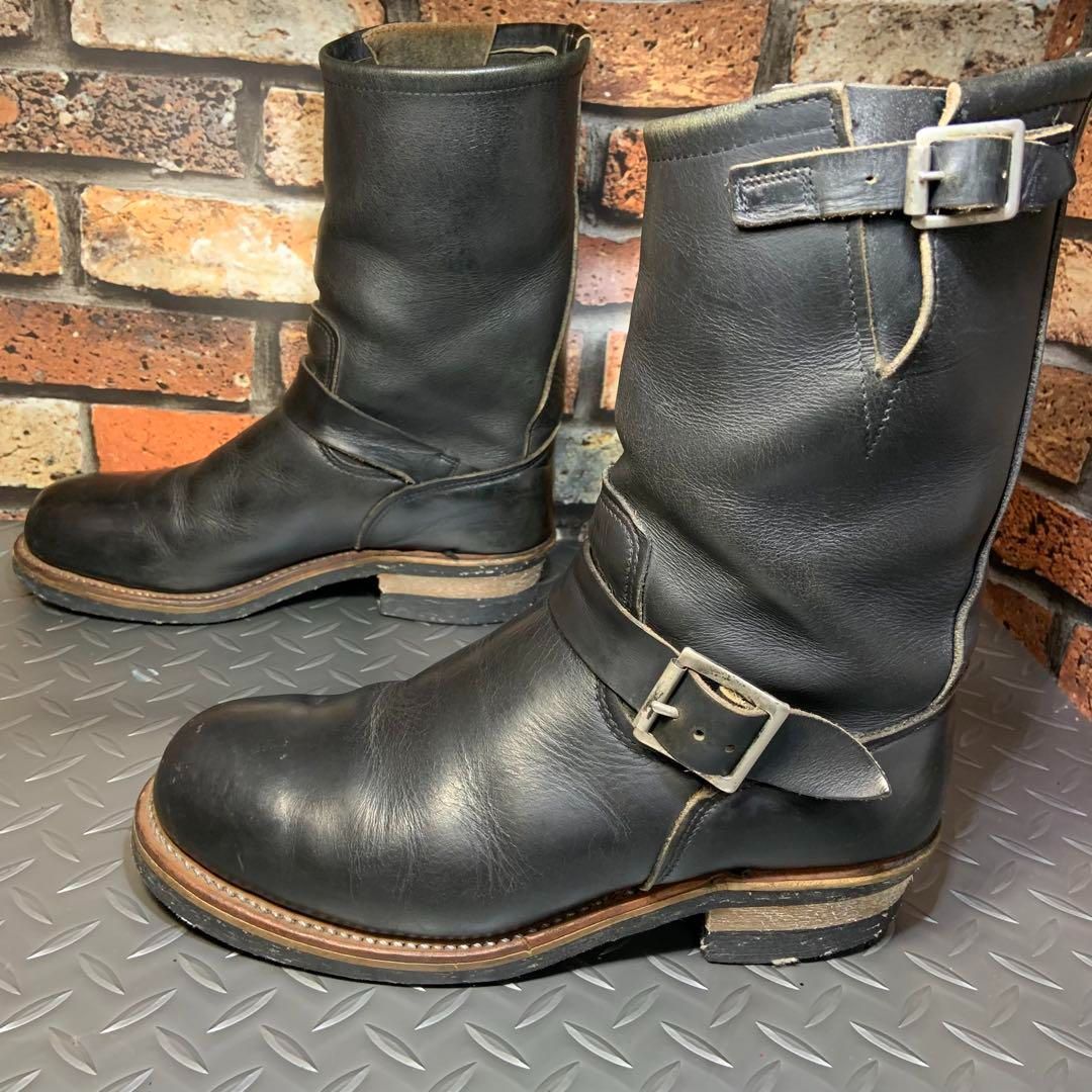 ☆REDWING 2268 PT83 1990年製 エンジニアブーツ 茶芯 US7D (24B17) レッドウイング アメリカ製 - メルカリ