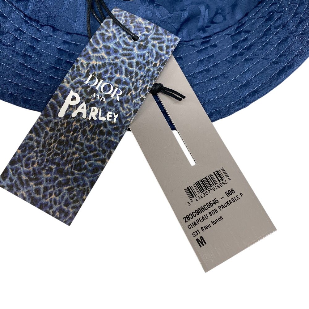 Dior トロッター　リバーシブル　ハット　帽子　ネイビー Dior トロッター リバーシブル ハット 帽子 ネイビー Christian Dior