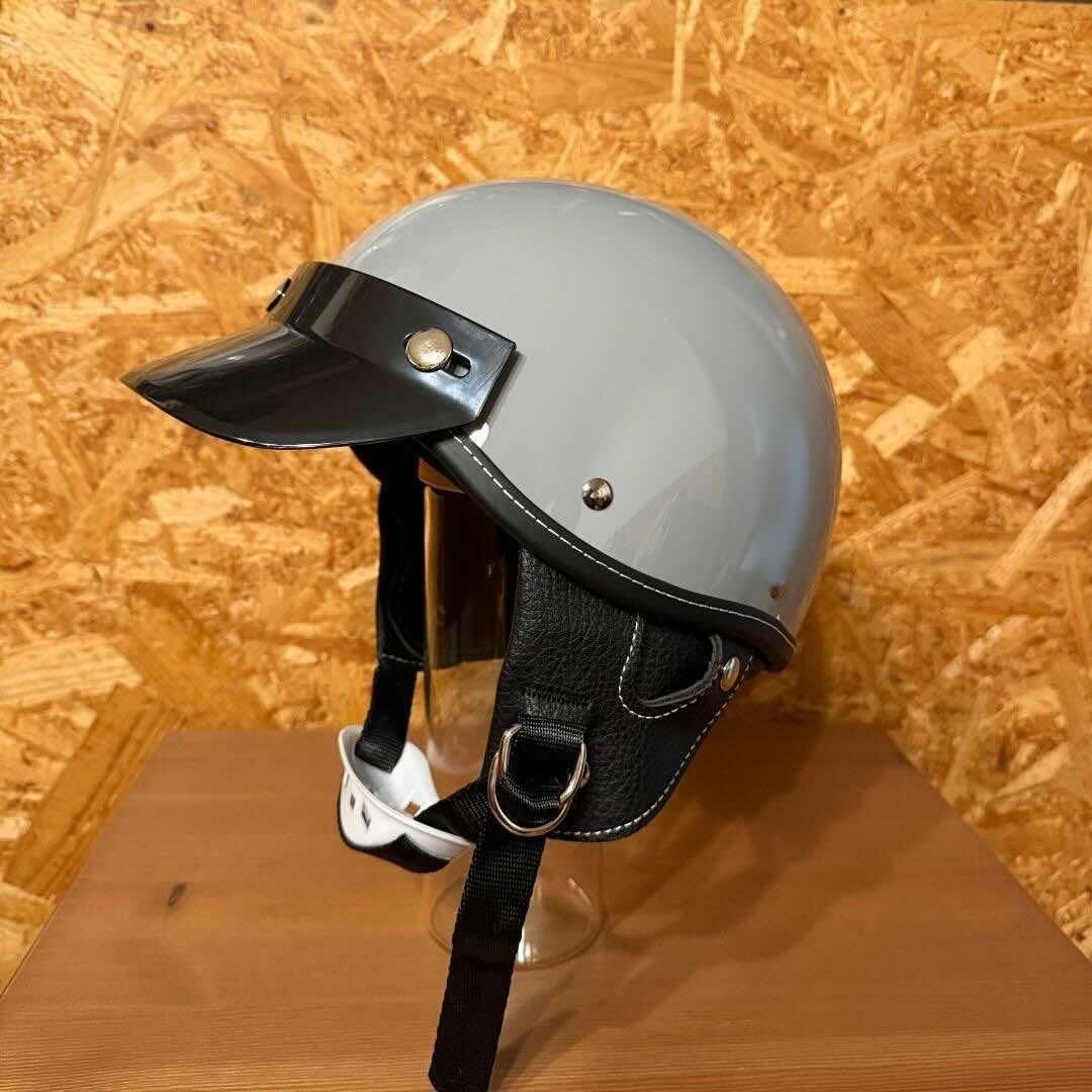 ハーフヘルメット　ショーティー　グレー　半ヘル　コルク半　検BELL　buco ハーフヘルメット ショーティー グレー 半ヘル コルク半 検bell buco