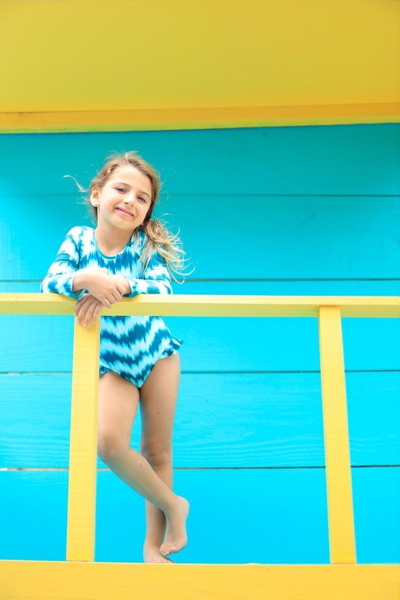 キッズウィンドロングスリーブマイオ 子ども 水着 キッズ