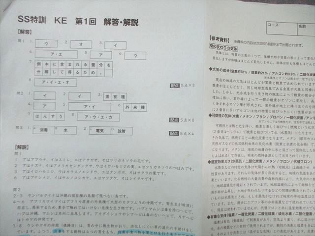 SAPIX サピックス 慶應コース SS特訓 理科 通年セット 【全11回分フルセット】 2024 009s2D SAPIX サピックス 慶應コース SS特訓 理科 通年セット 【全11