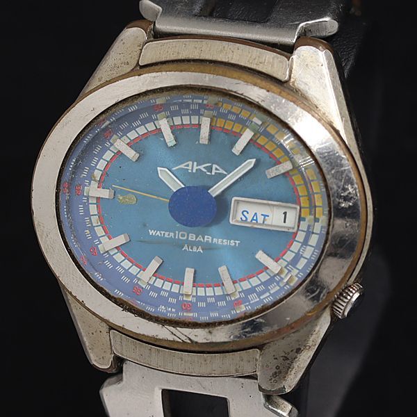 K*e様 セイコーアルバ　メンズ腕時計　未使用機械式稼働品 ALBA（SEIKO） セイコー アルバ 機械式時計 自動巻き 5気圧防水