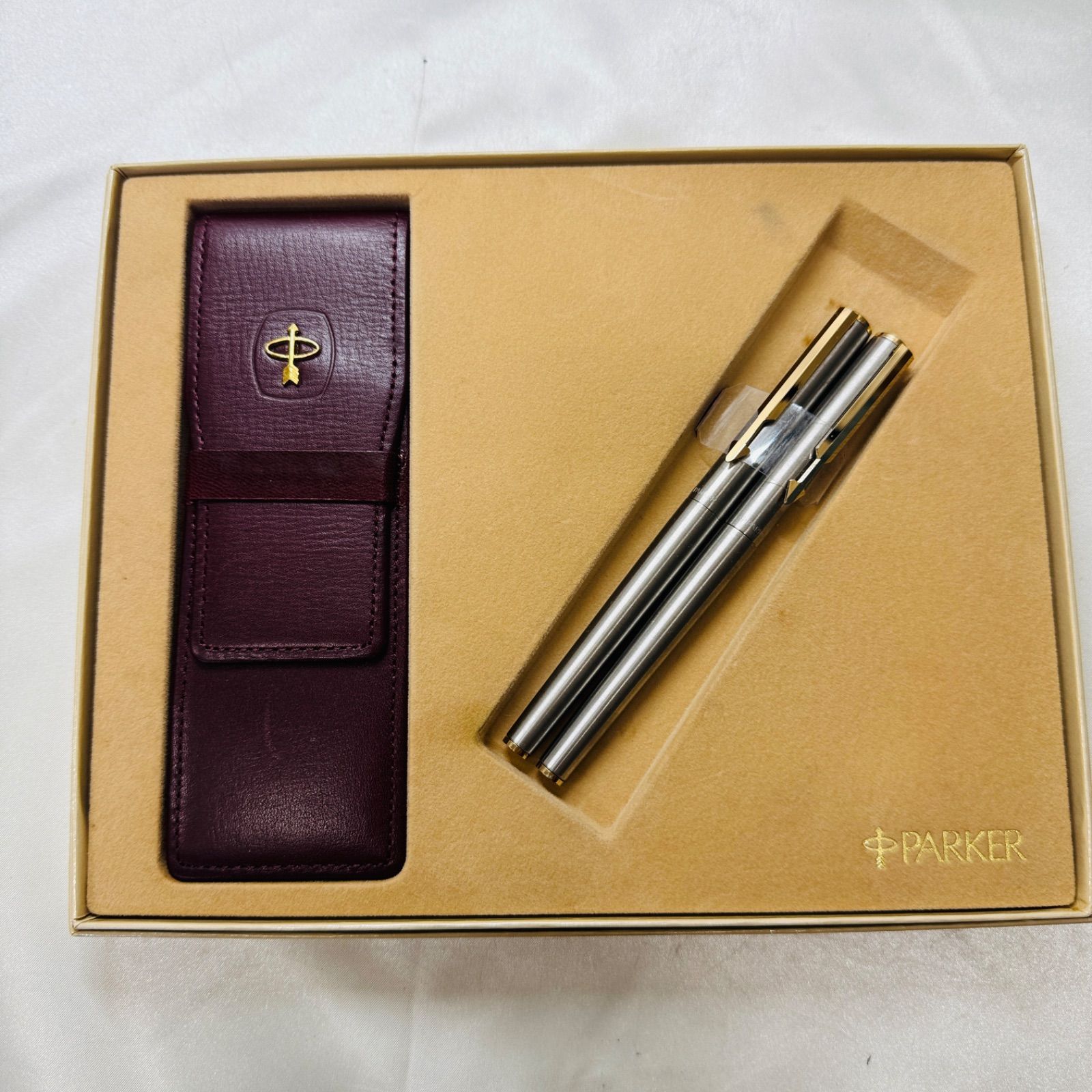 S PARKER パーカー 万年筆 ボールペン ペンケース 替えインク付き ブランド 筆記具 き セット