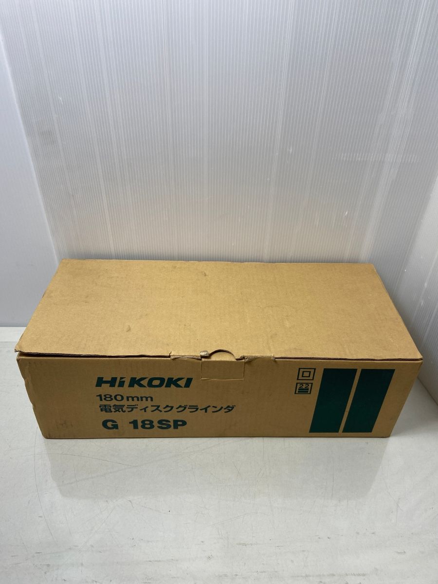 ΦΦHiKOKI ハイコーキ 電気ディスクグラインダー 砥石径180mm 穴径22mm G18SP グリーン