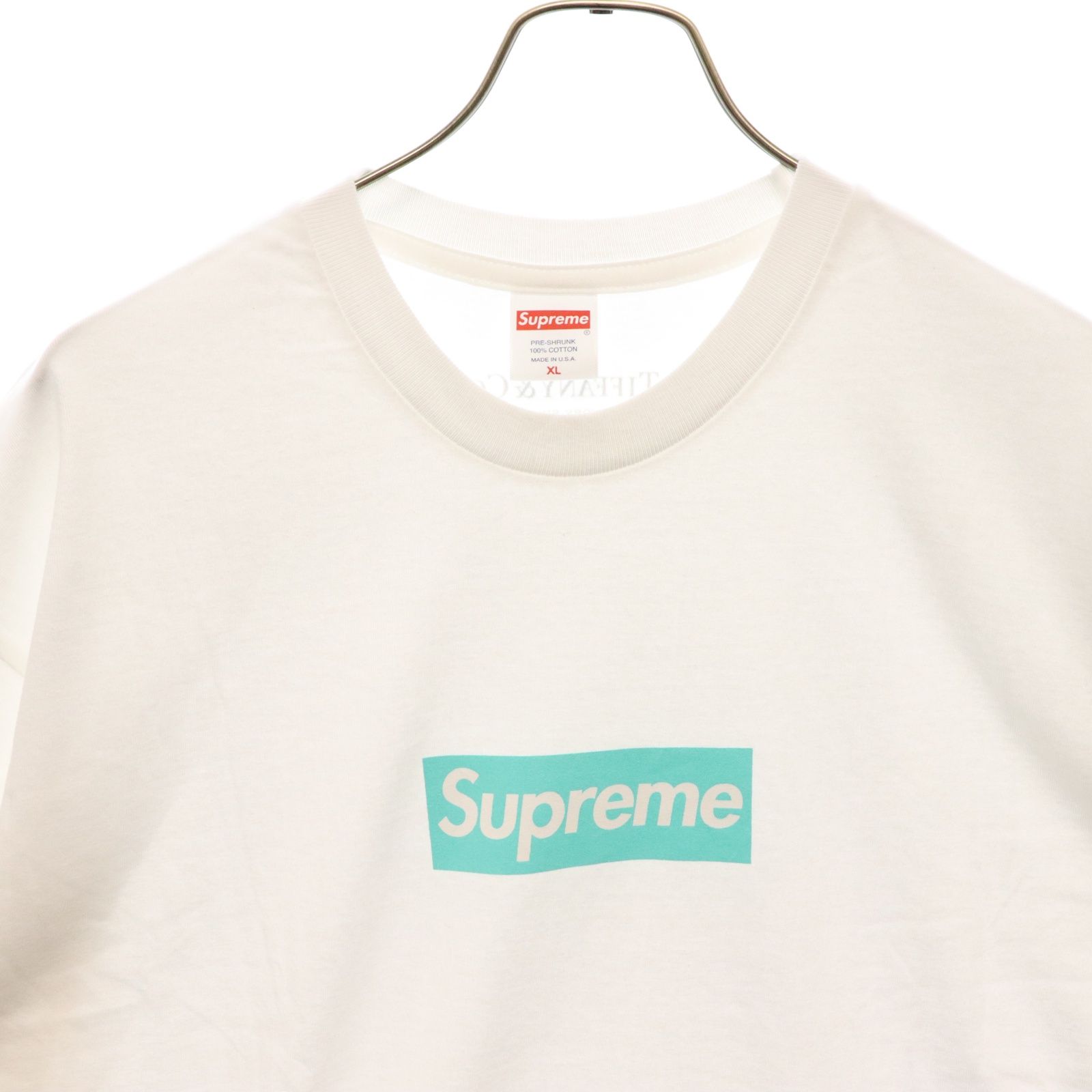 SUPREME (シュプリーム) 21AW ×Tiffany Box Logo Tee