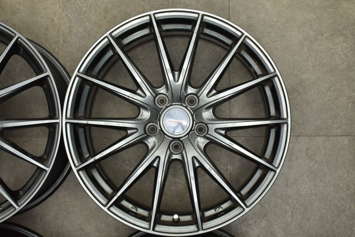 お見逃しなく！ Weds VELVA SPORT II 18in 7.5J 55 PCD114.3 ハブ径73mm 4本 ノア ヴォクシー エルグランド レイバック レヴォーグ ZR-V WR-V