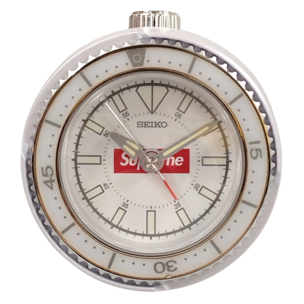 Supreme®/Seiko Mai シュプリームアラームクロック ホワイト SEIKO×Supreme(セイコー×シュプリーム) Mai Alarm Clock White