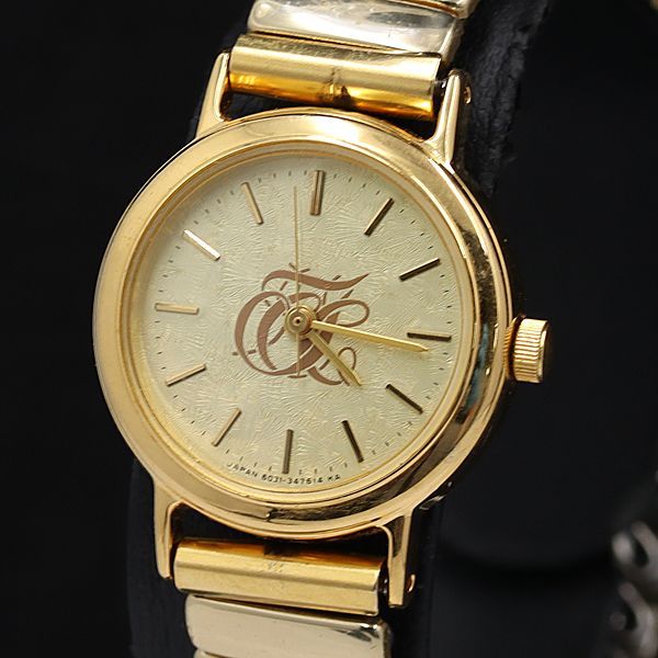 戸塚カントリークラブ QZ シャンパンゴールド文字盤 6031-347614