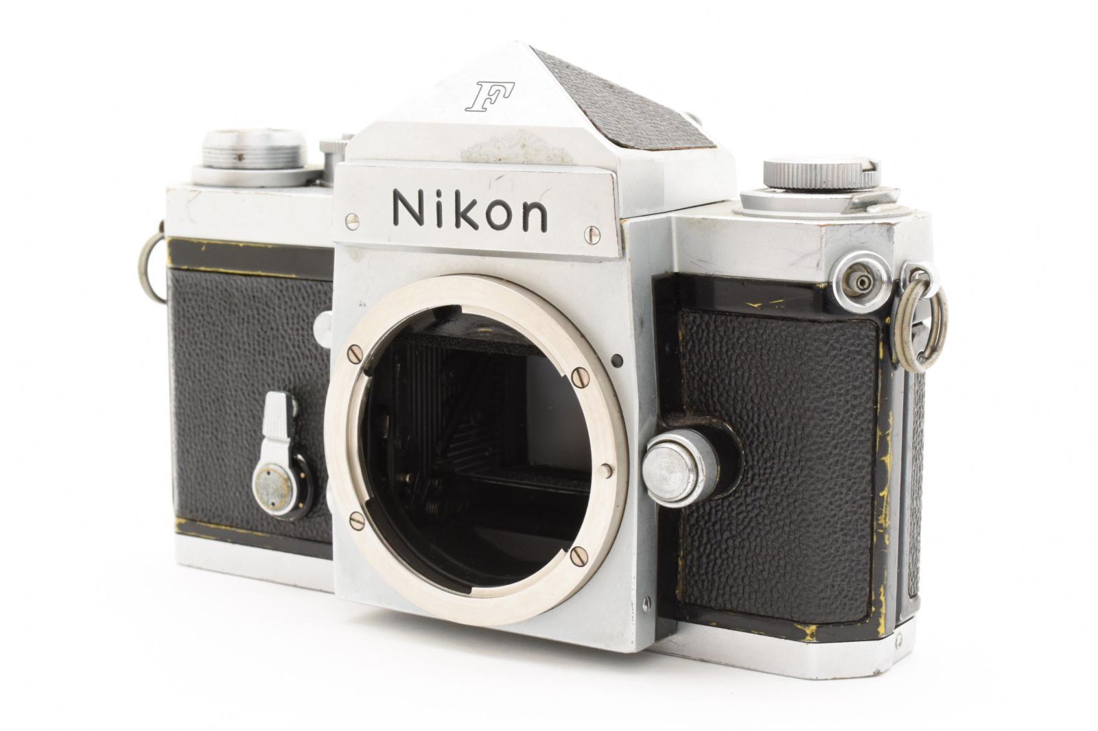 返品保証 実用品 前期型 ニコン Nikon F アイレベル シルバー ボディ 17250607