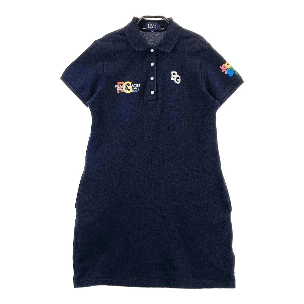 トップ PEARLY GATES ロゴポロワンピース PEARLY GATES ロゴポロ