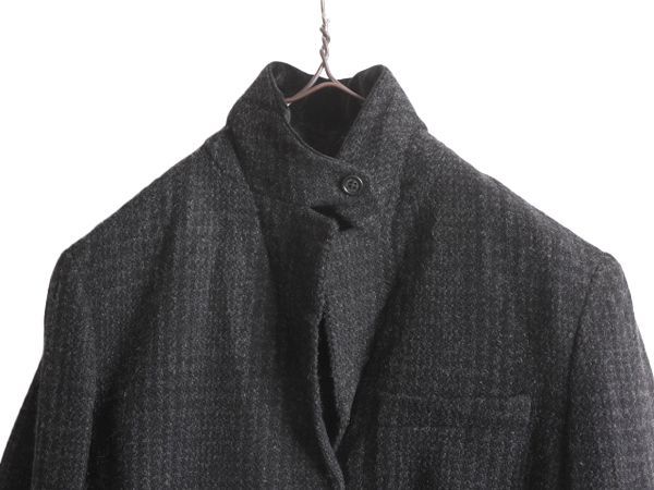 Ralph Lauren - 90s デッドストック LAUREN ラルフローレン 上襟ベロア ウール テーラード ジャケット レディース XS / 未使用 ブレザー オールド チェック お得なクーポン配布中!】 90s デッドストック LAUREN ラルフローレン