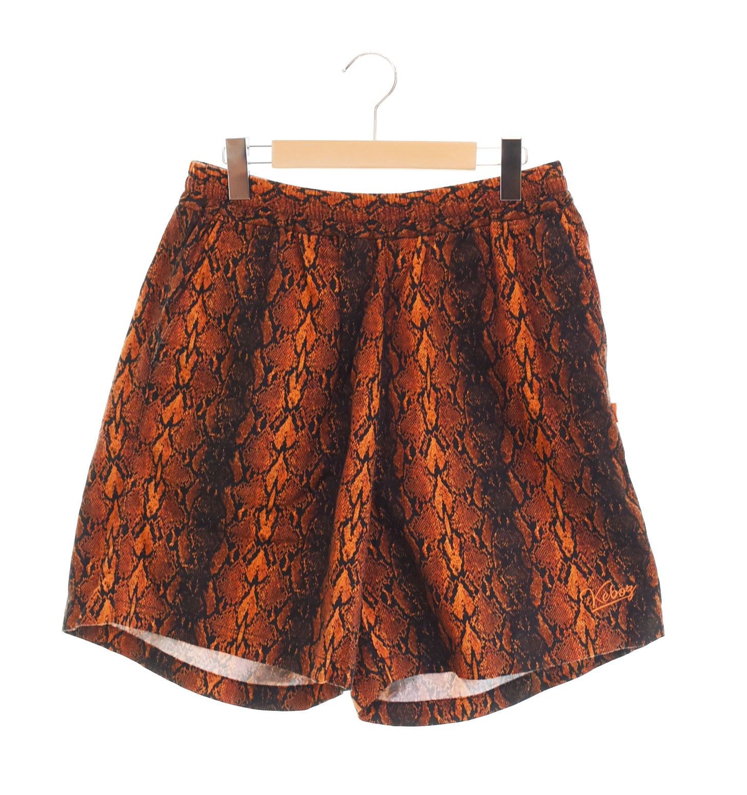 ケボズ KEBOZ PYTHON SHORTS パイソン柄 ハーフパンツ ハーフパンツ 