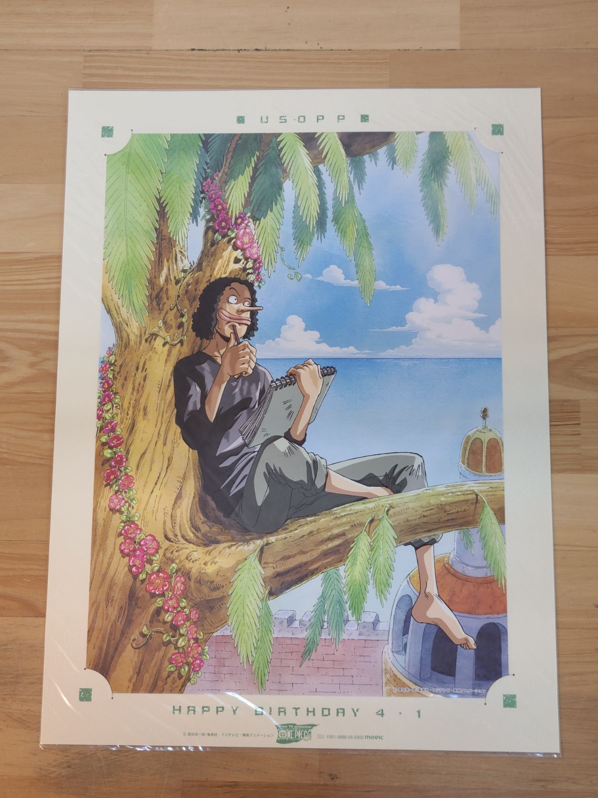 ワンピース ONE PIECE アニメイト　バースデーポートレート　ゾロ Amazon.co.jp: ワンピース アニメイト限定 バースデーポート