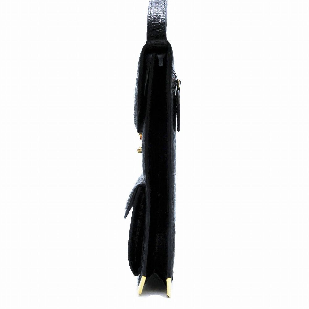 MORESCHI モレスキー クロコダイル レザー ショルダーバッグ 