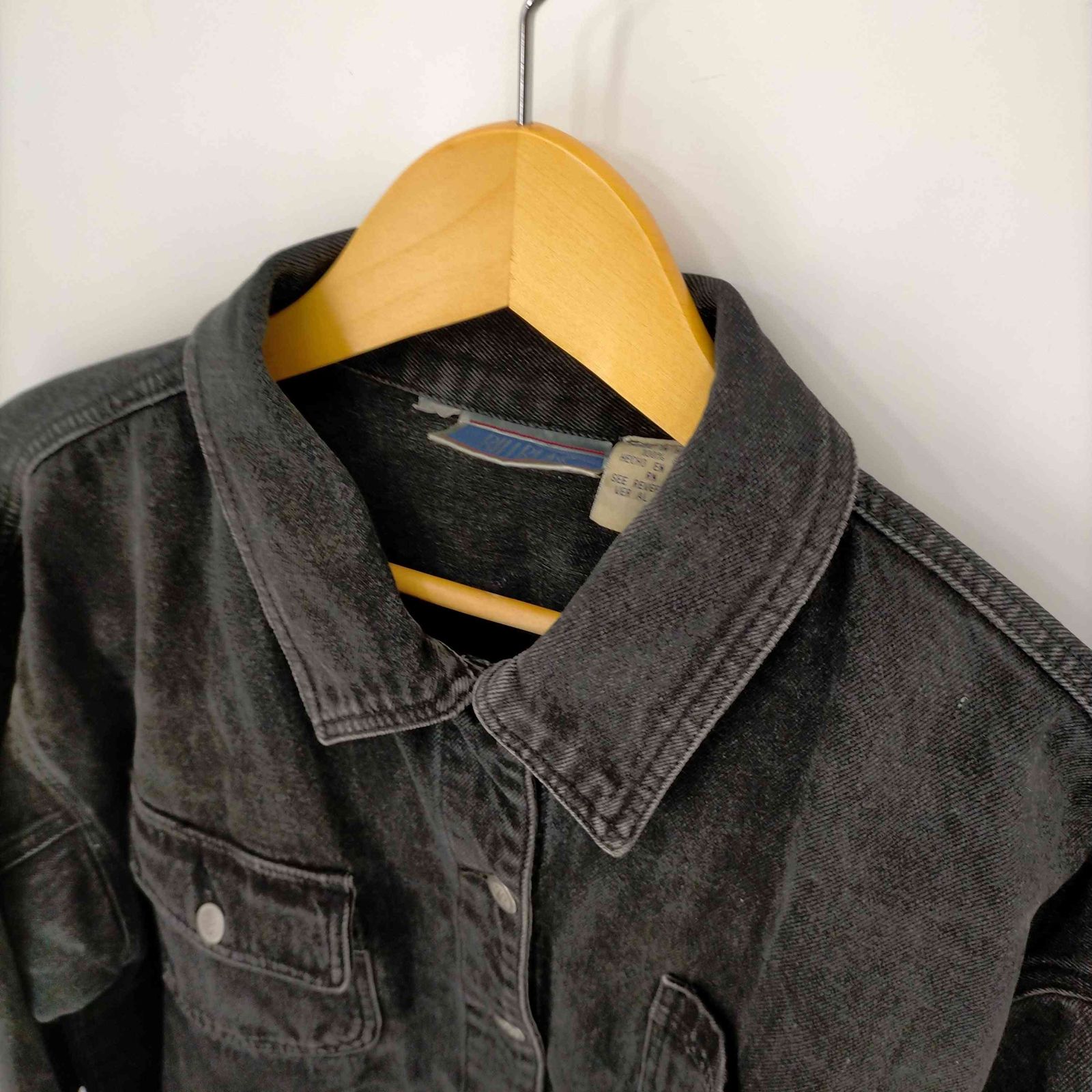 ビルブラス BILLBLASS 90S~00S ブラックデニム トラックジャケット 